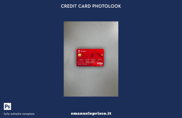 stile verificato Modello frontale photolook con carta classica visto bancario Al
